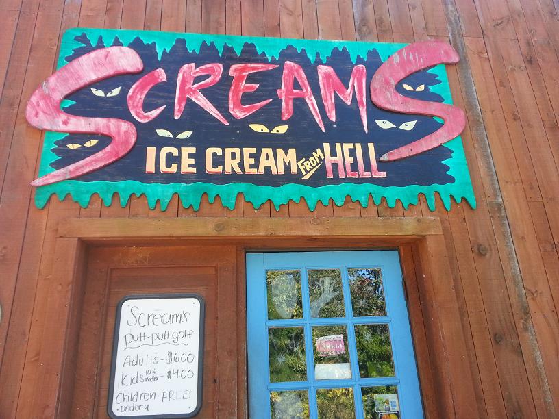 scream ice cream hell michigan